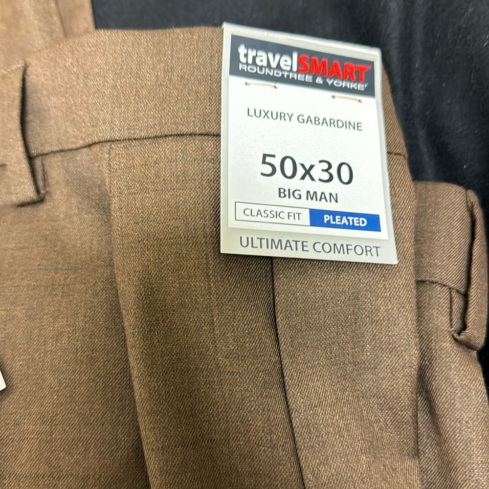 Travel Smart big and tall dress pants
